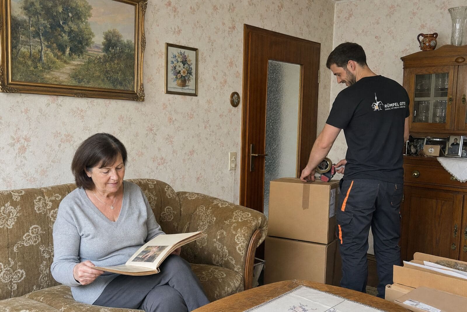 Wohnung der verstorbenen Mutter entrümpeln