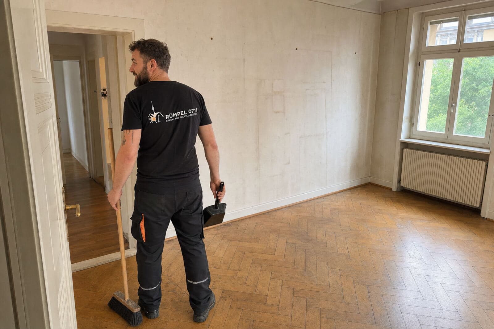 Besenreine Übergabe nach der Entrümpelung
